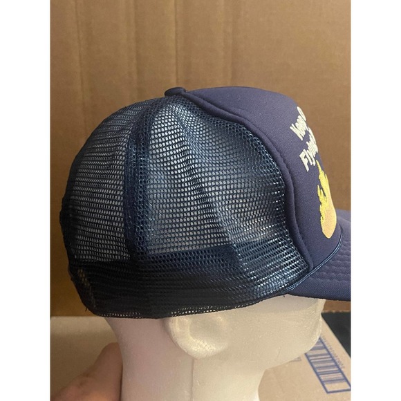 Vintage America USA Patriot‎ Keep Our Flag Flying Not Burning Snapback Rope Hat - Picture 7 of 10